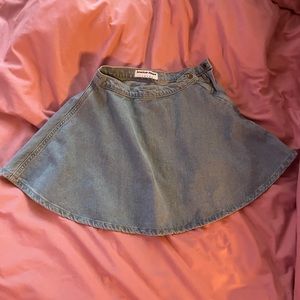 American apparel denim circle skirt